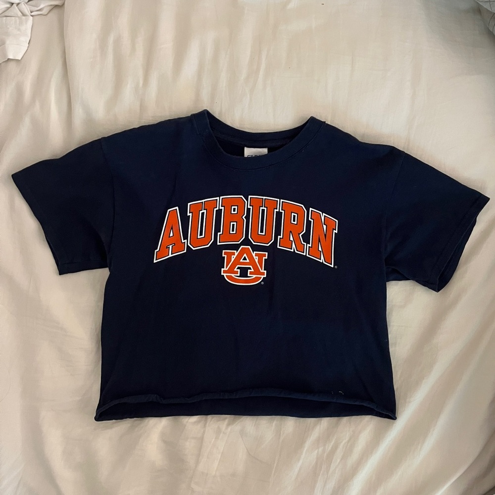 Cropped Gildan Auburn Tee